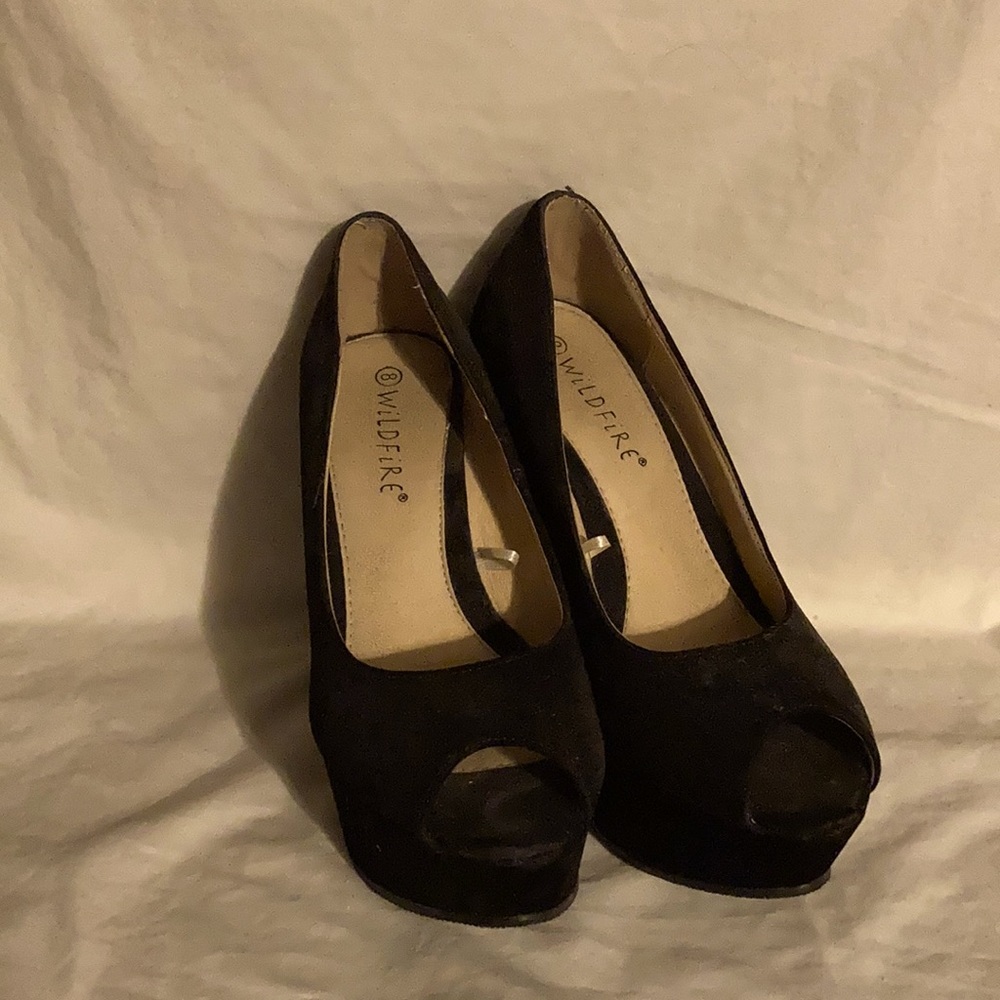 Black high heels